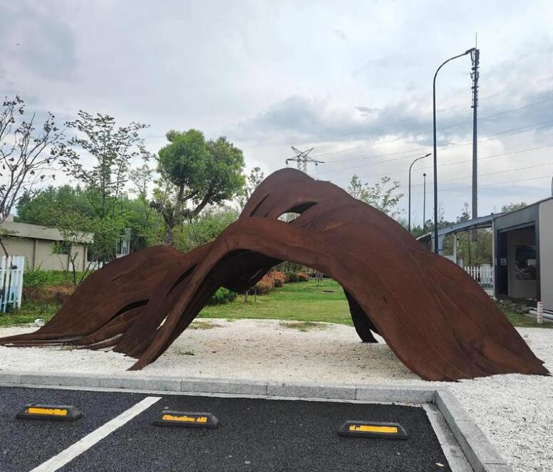 印江耐候钢板造型